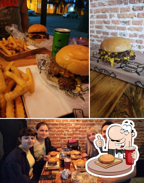 Hamburguesa smash de The Nyc's Burgers
