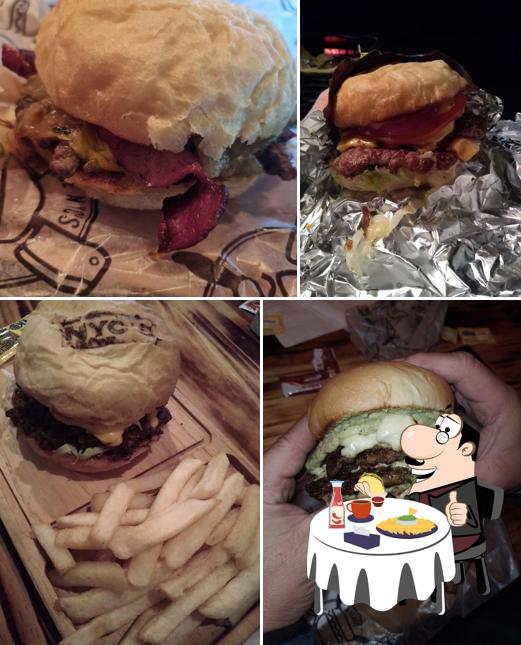 Hamburguesa en bandeja de The Nyc's Burgers